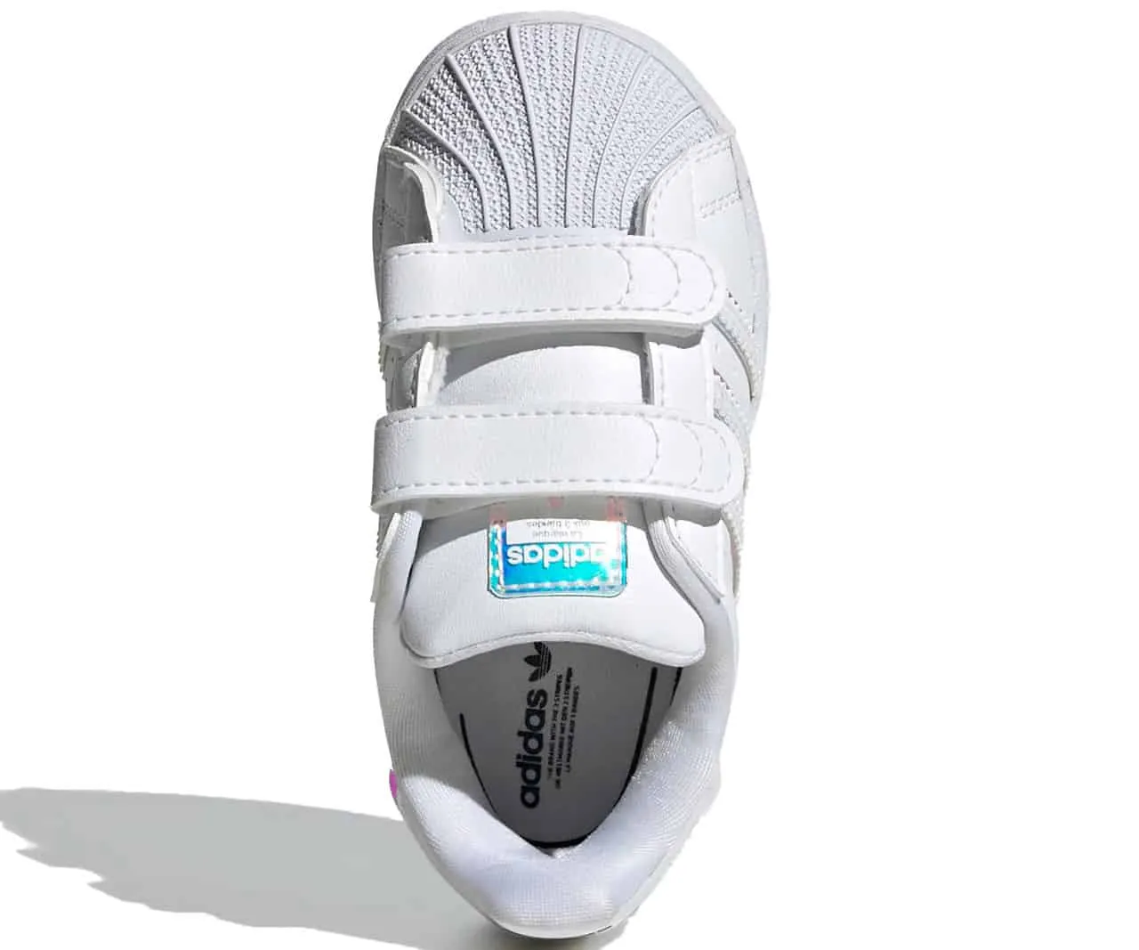 adidas Originals Infant’s Superstar Shoes – Cloud White / Cloud White / Core Black