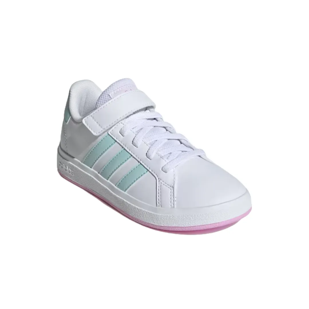 adidas Unisex Kid’s Grand Court 2.0  Elastic Lace  Shoes