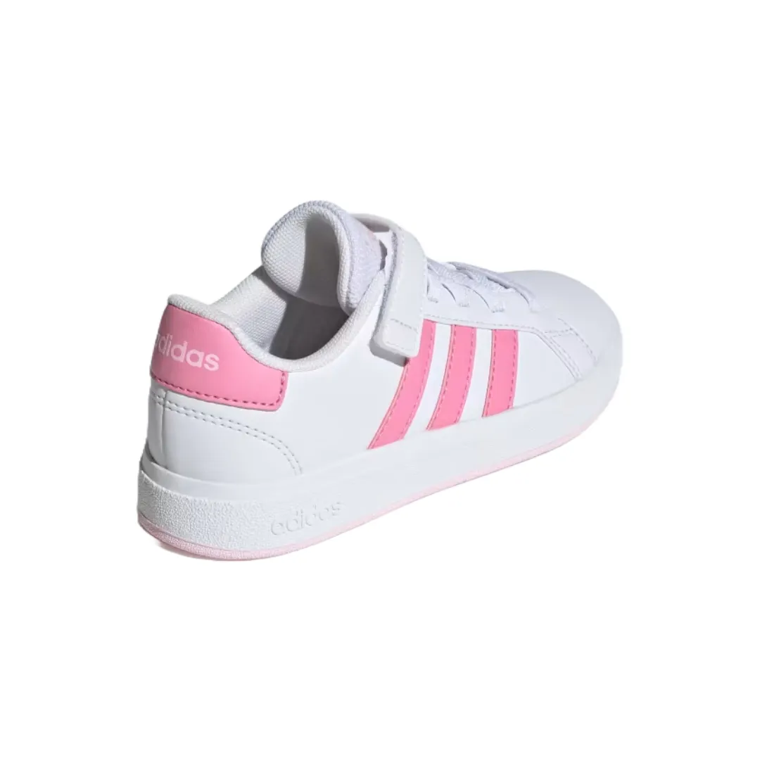 adidas Unisex Kid’s Grand Court 2.0  Elastic Lace  Shoes