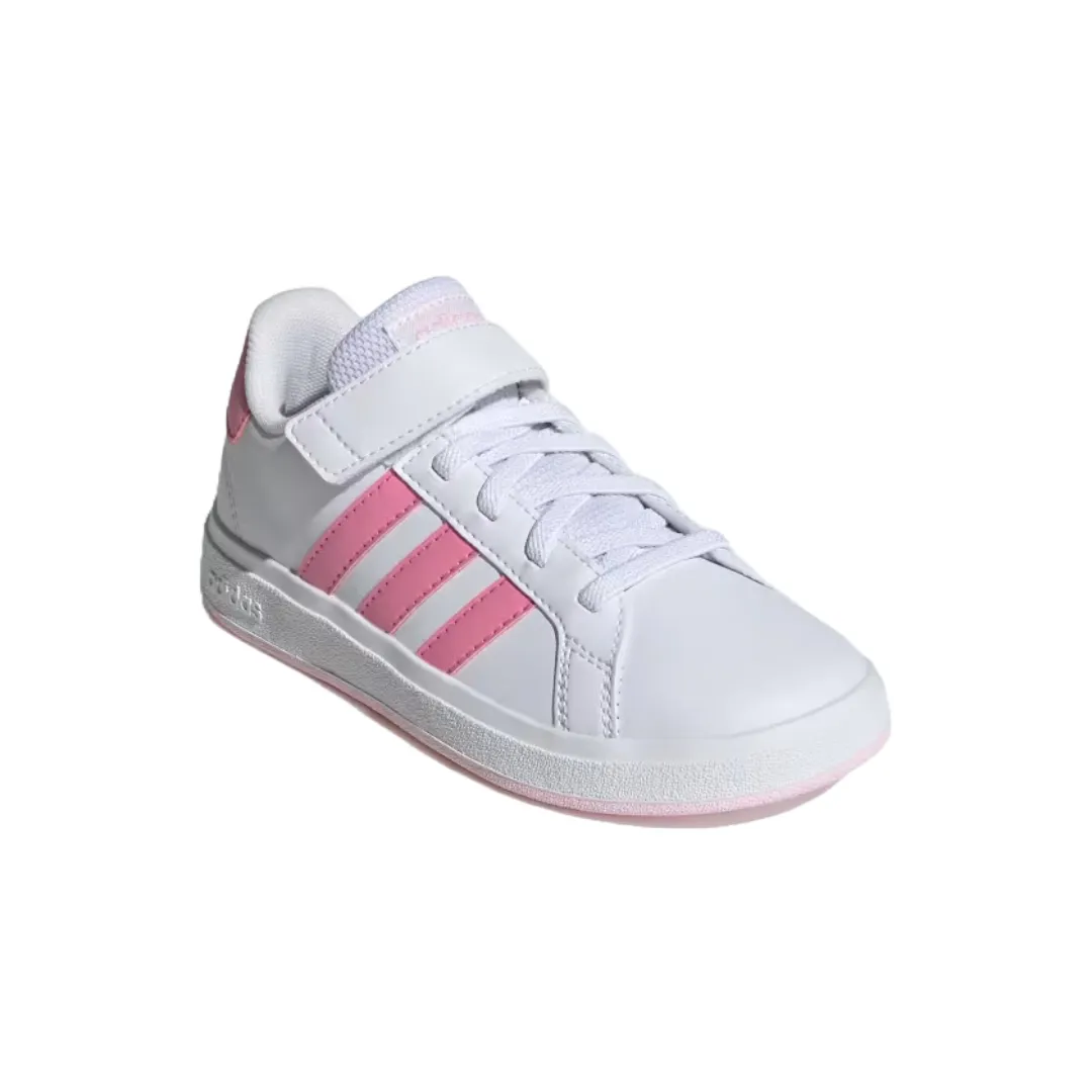 adidas Unisex Kid’s Grand Court 2.0  Elastic Lace  Shoes