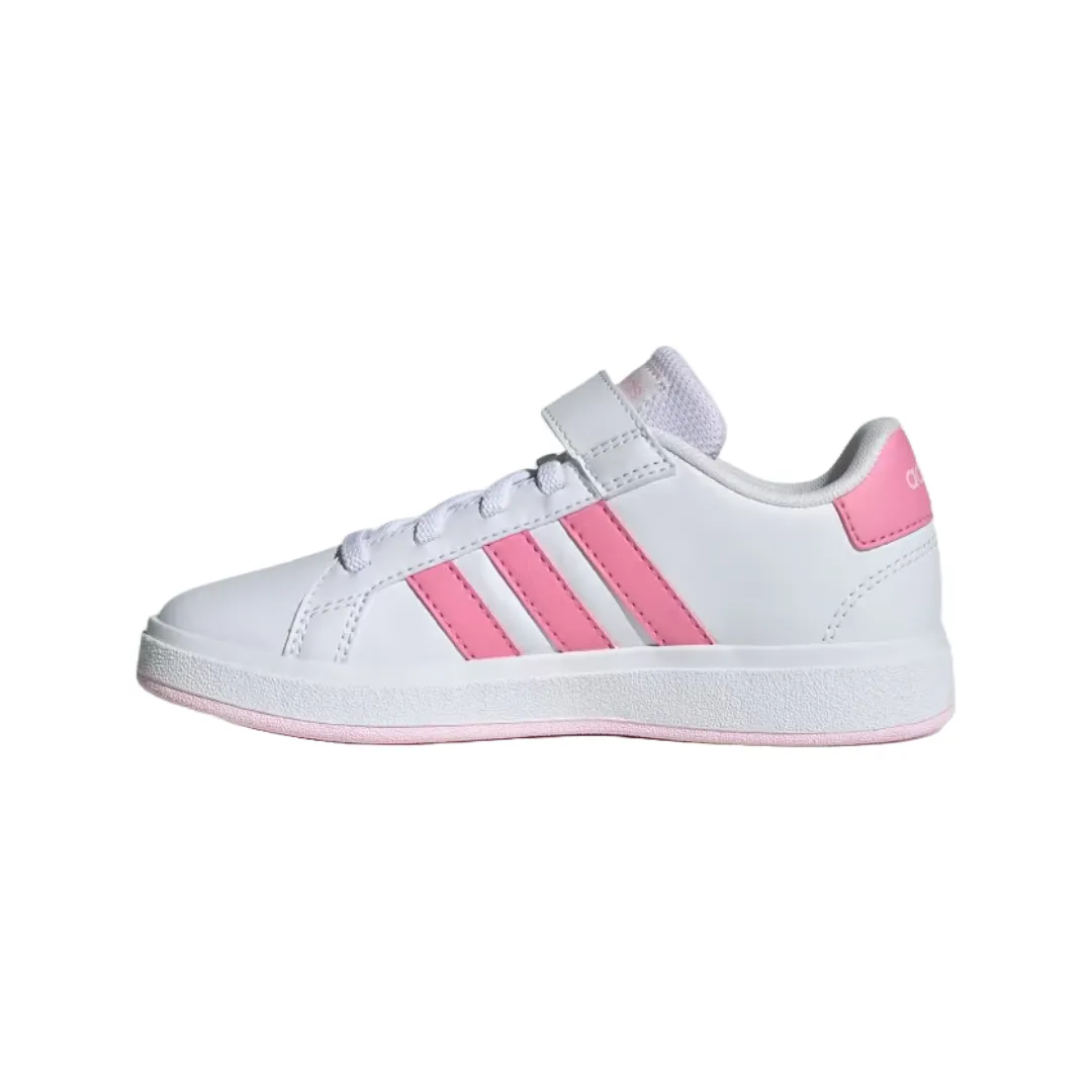 adidas Unisex Kid’s Grand Court 2.0  Elastic Lace  Shoes