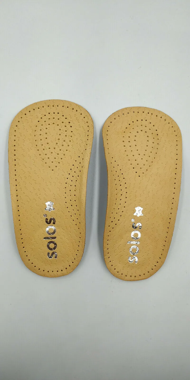 Arch Support Insoles Orthotic SOLOS Leather Footbed 3/4 New Falling Arches Value