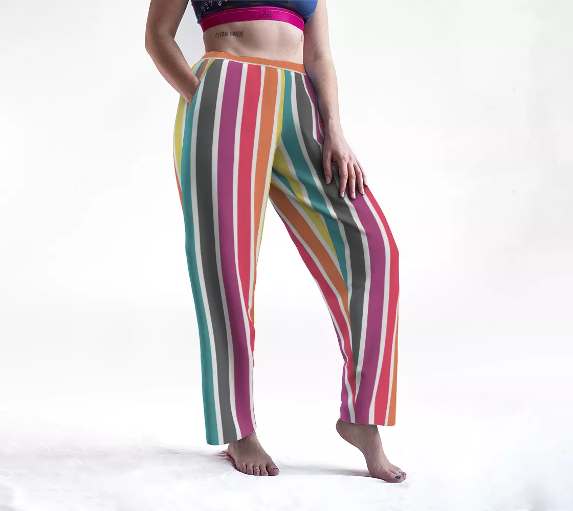 Autumn Striped Lounge Pants