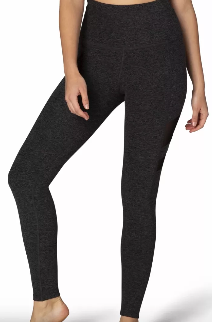 Beyond Yoga Iconic Silhouette Mesh Legging Black/Charcoal