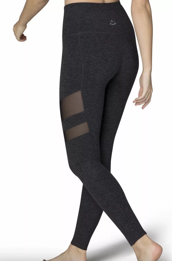 Beyond Yoga Iconic Silhouette Mesh Legging Black/Charcoal