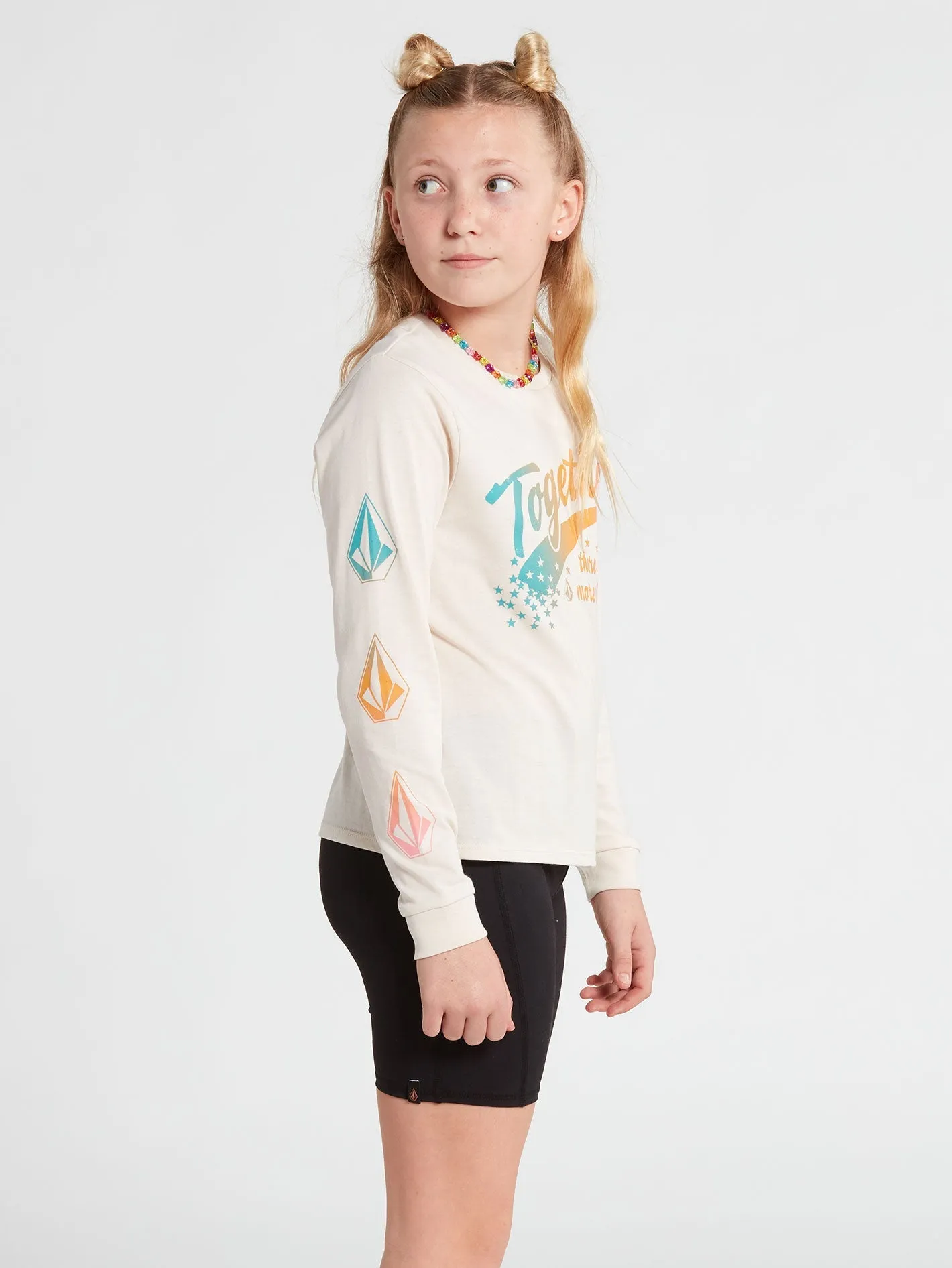 Big Girls made From Stoke Long Sleeve Tee - Bone