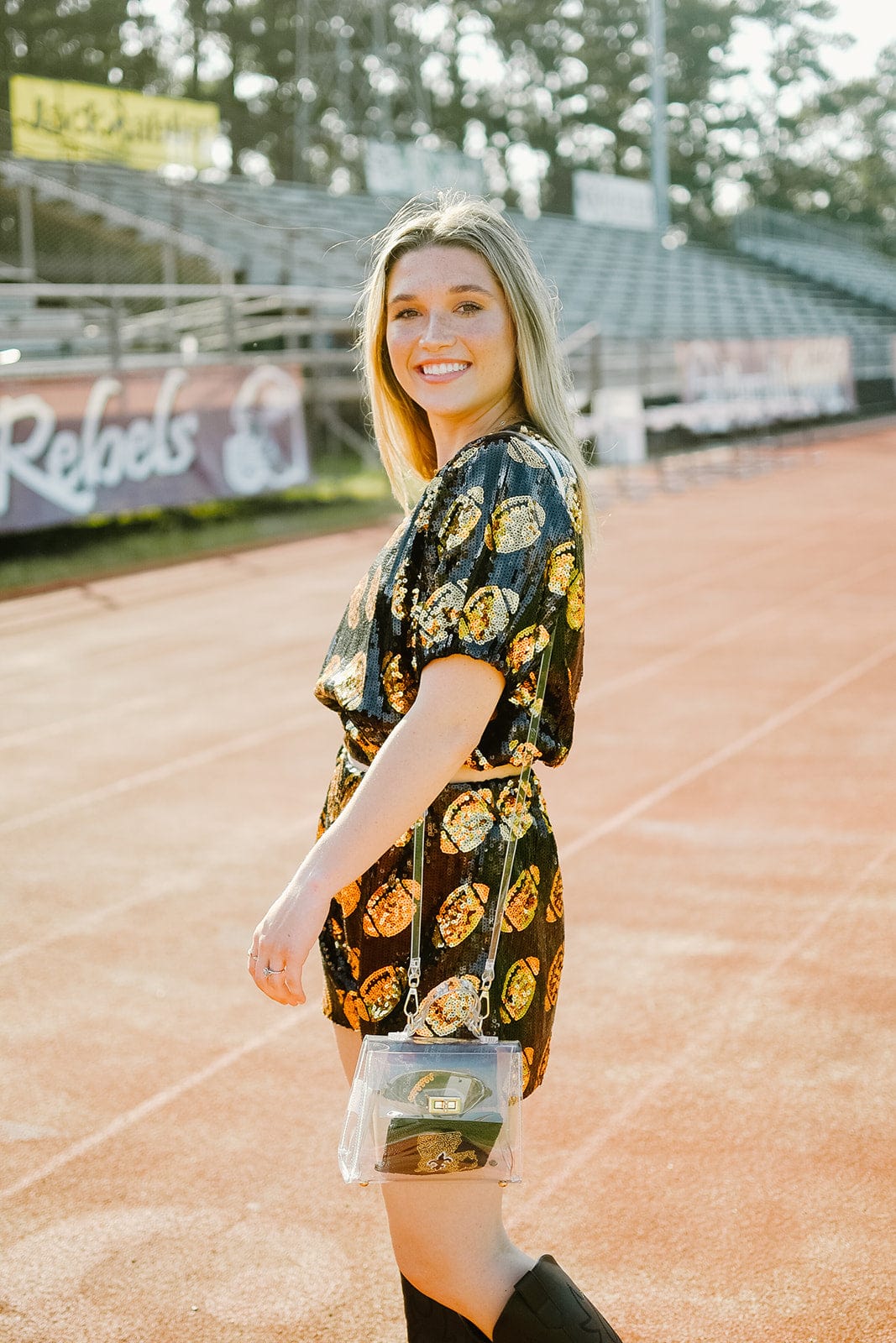 Black & Gold Football Set Shorts