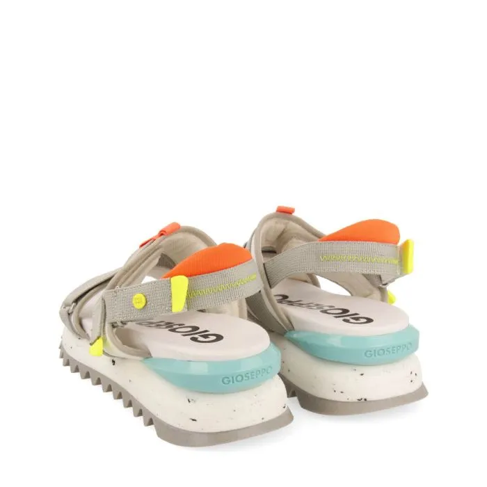 Blaru women's sporty white and grey sandals