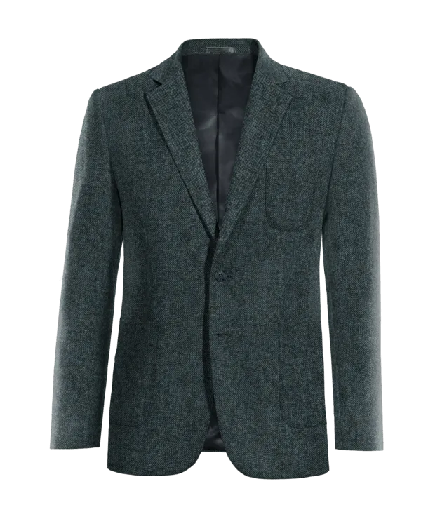  Blazer azul de donegal tweed edición limitada