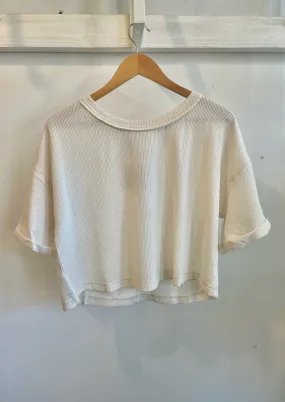 Boxy Textured Tee