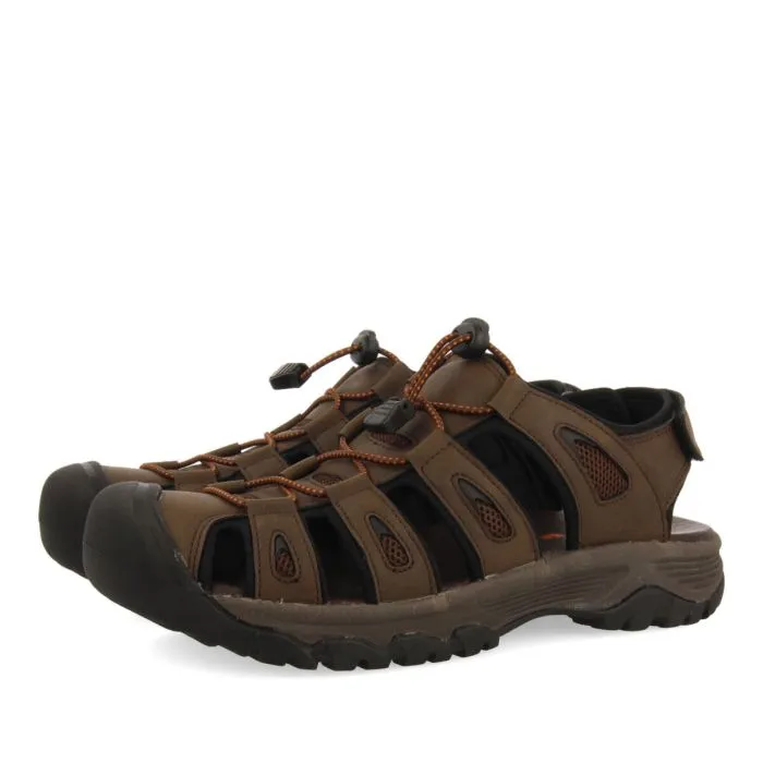 Brown crab-style sandals for men Pontianac