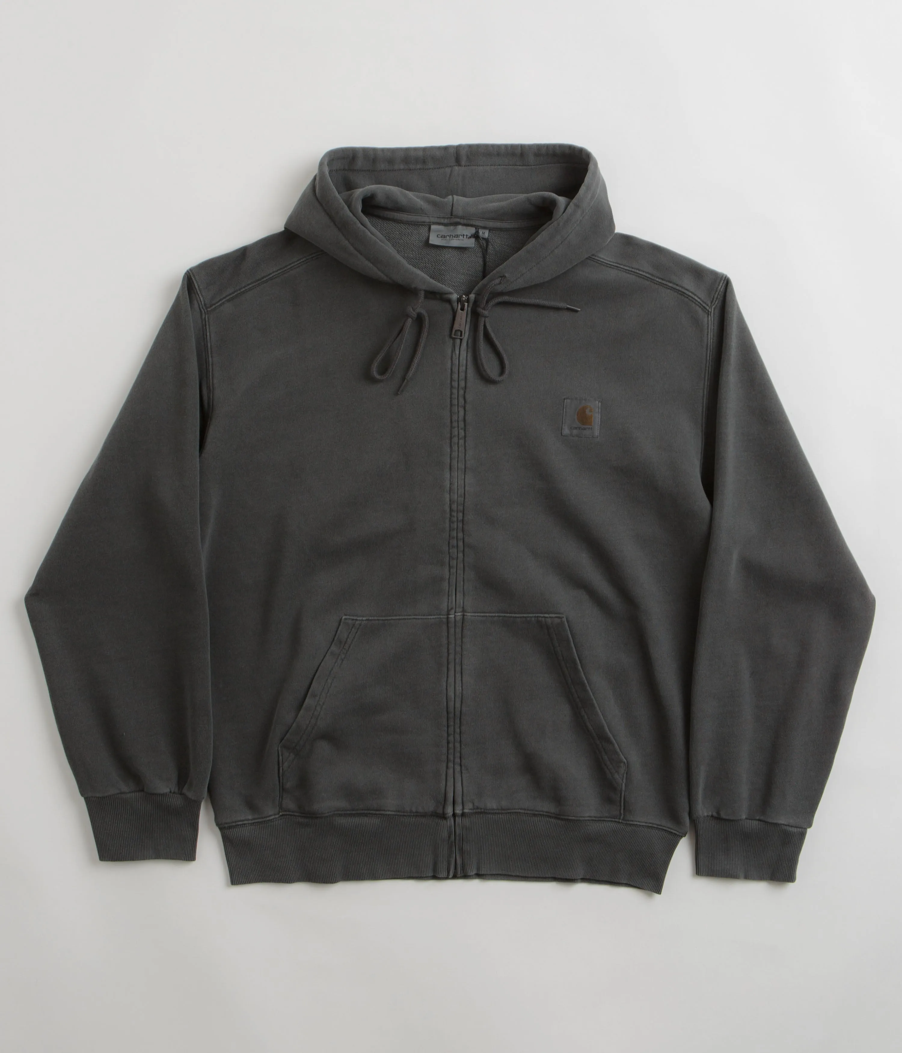 Carhartt Nelson Zip Hoodie - Charcoal