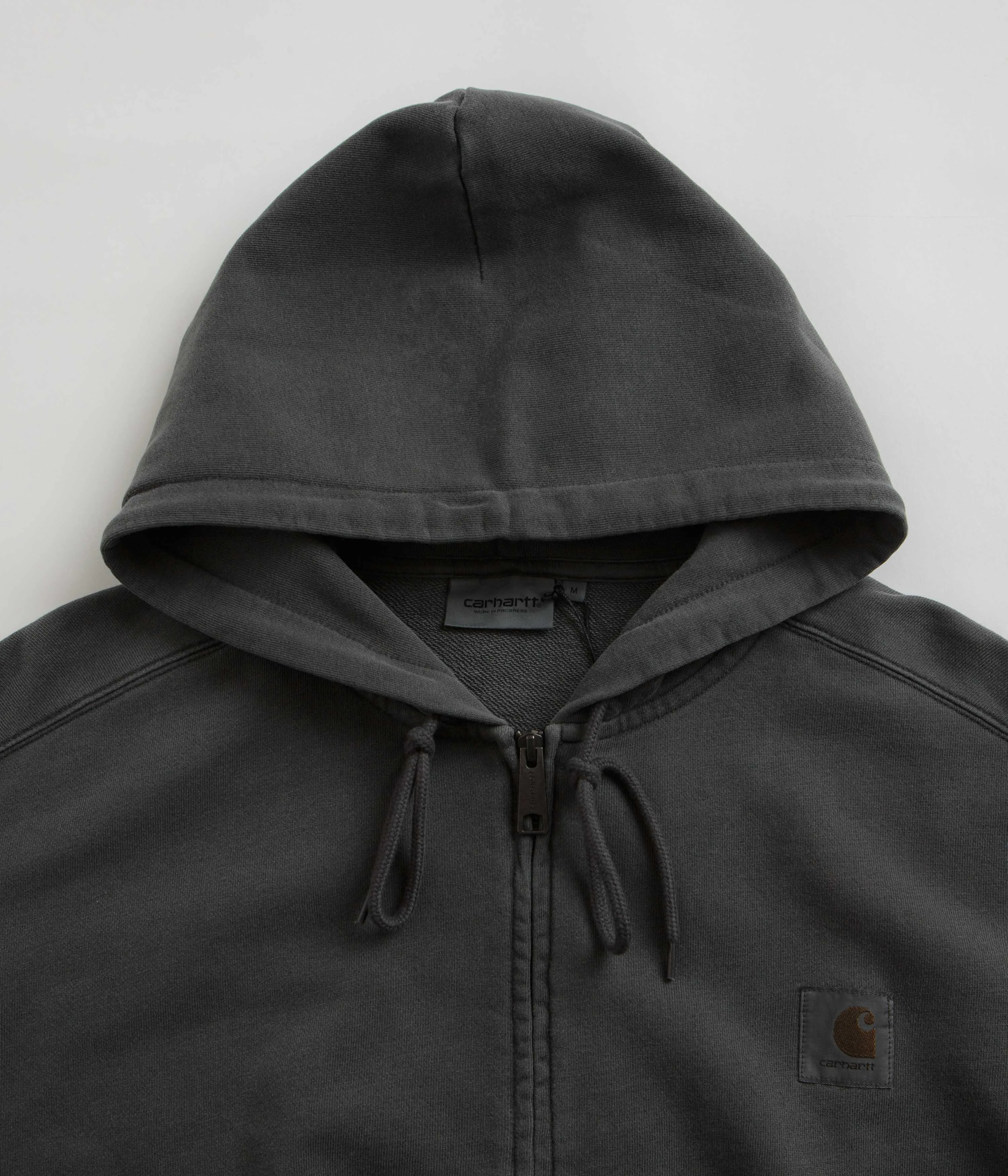 Carhartt Nelson Zip Hoodie - Charcoal