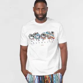 COOGI Logo Drip Tee in White