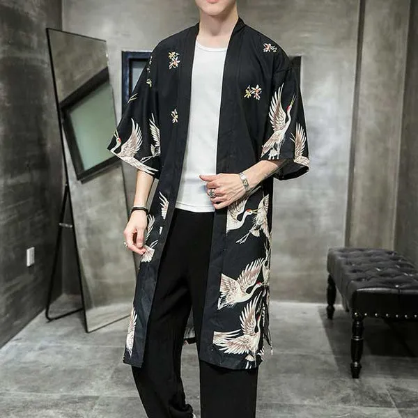 Crane Kimono Jacket