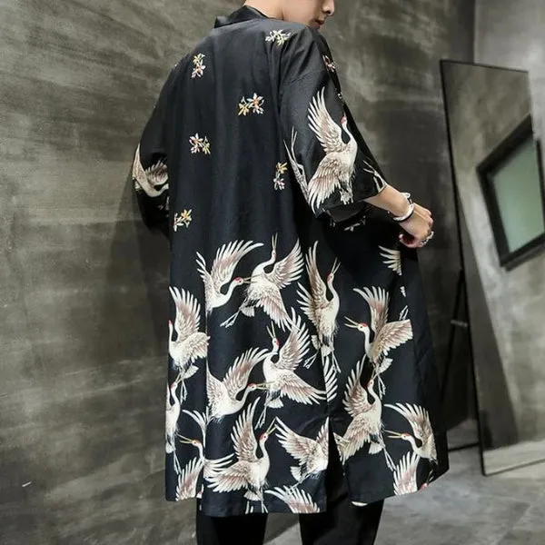 Crane Kimono Jacket