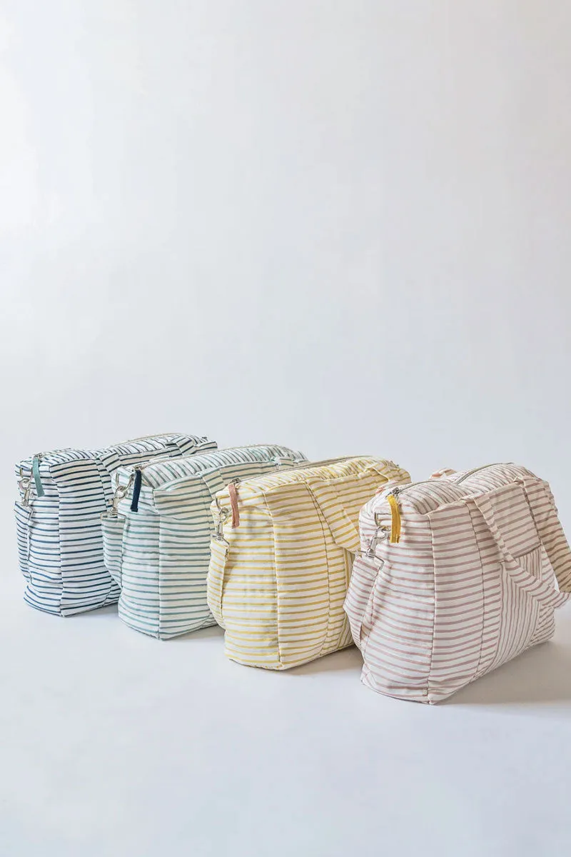 Diaper Bag - Stripes Away Petal