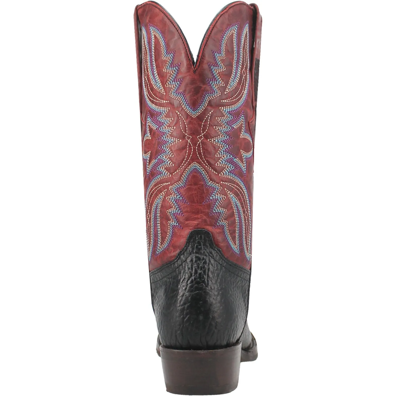 Dingo Mens Rio Lobo Black Leather Cowboy Boots