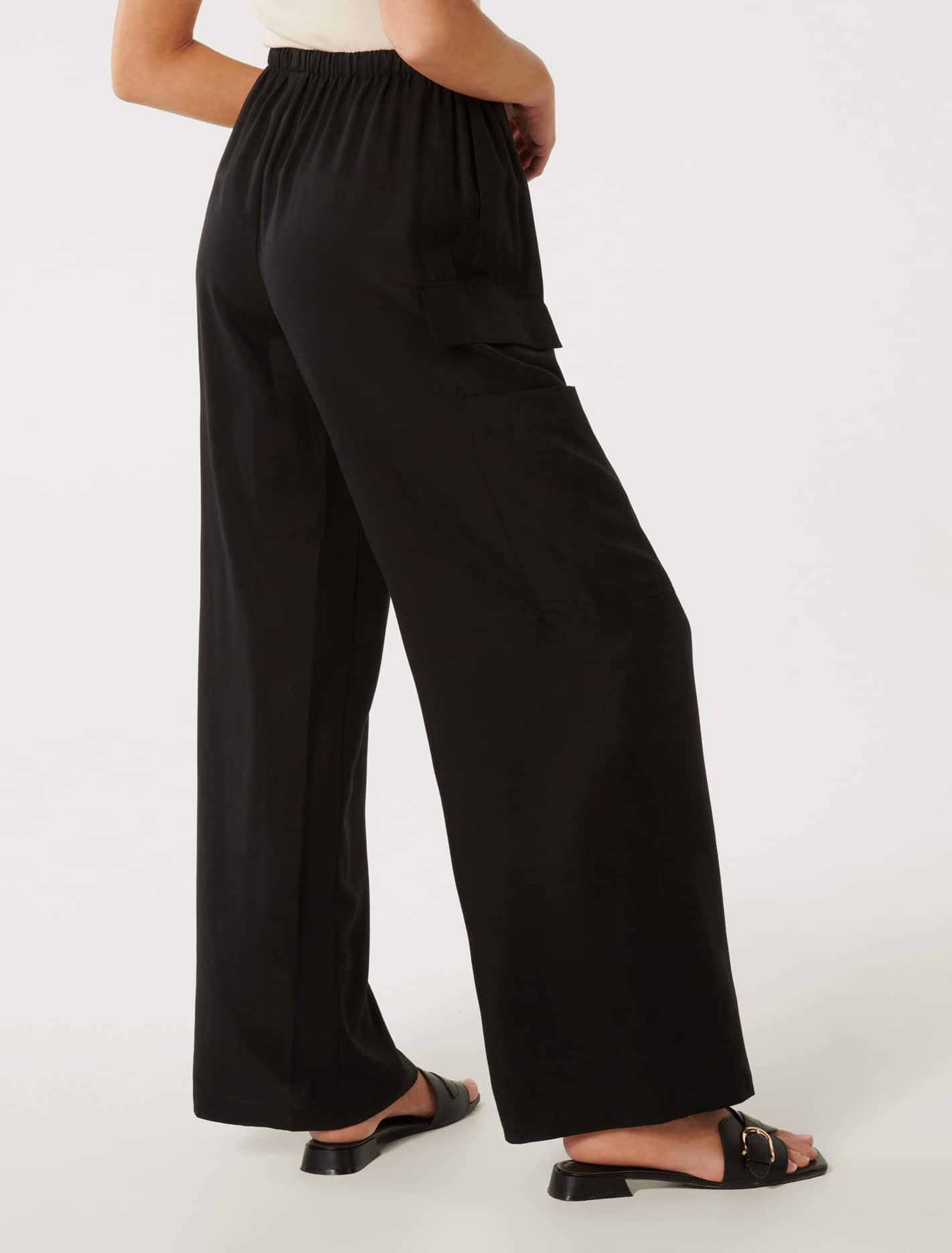 Elsie Elastic Waist Cargo Pants