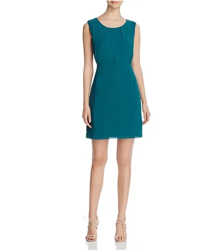 Finity Womens Pleated Sheath Dress