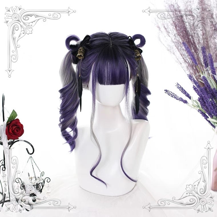 HARAJUKU LOLITA [GRAPE SODA] GRADIENT LONG CURLY WIG BY60032