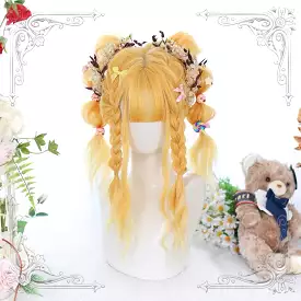 HARAJUKU LOLITA [SUNFLOWER] WATER WAVE GRADIENT LONG CURLS WIG BY70150