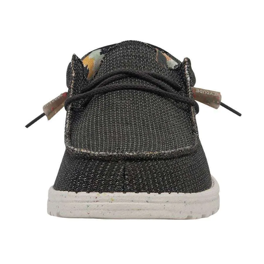 Hey Dude Men’s Wally Knit Shoes – Charcoal