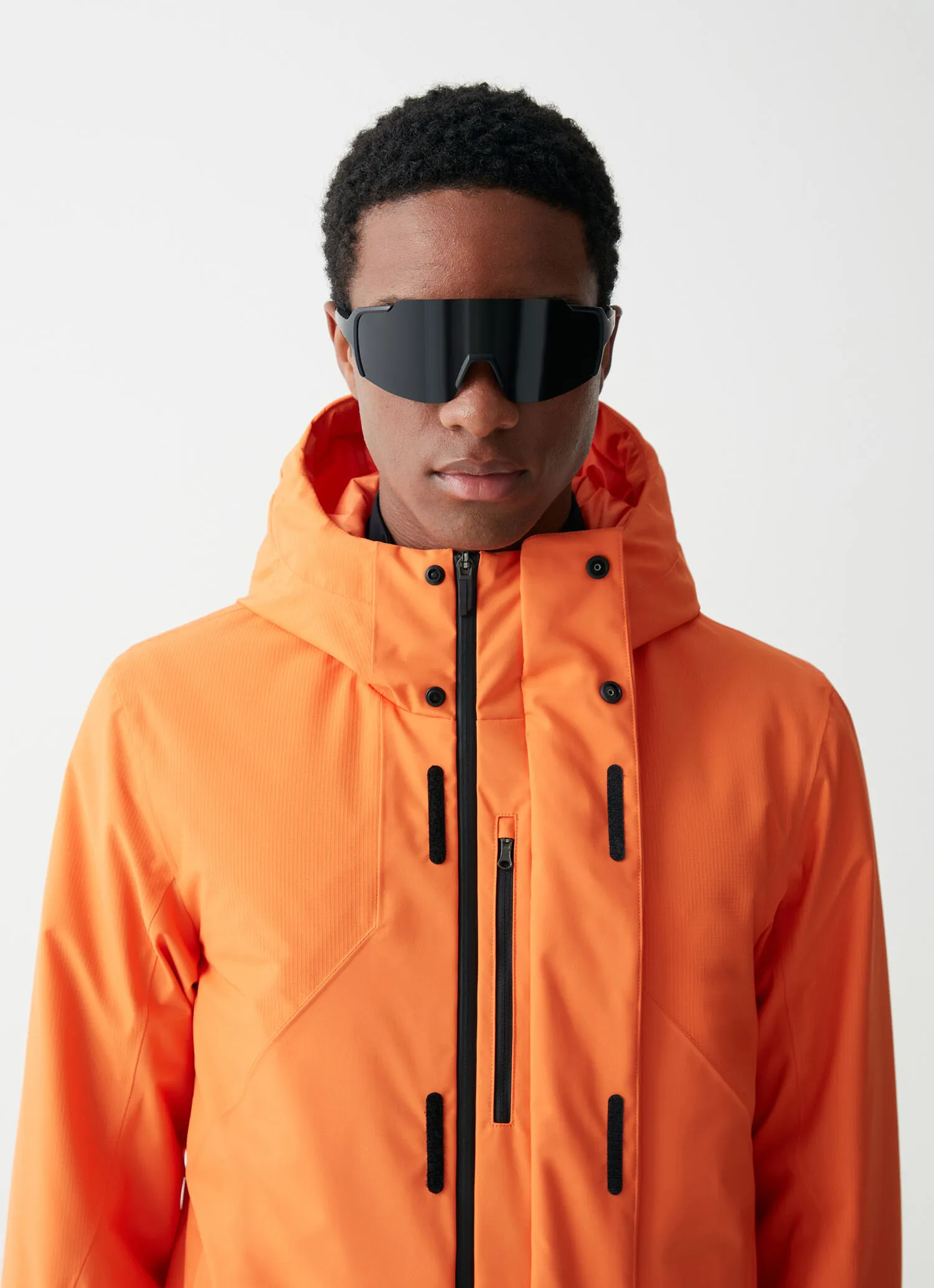 Hooded ski jacket-