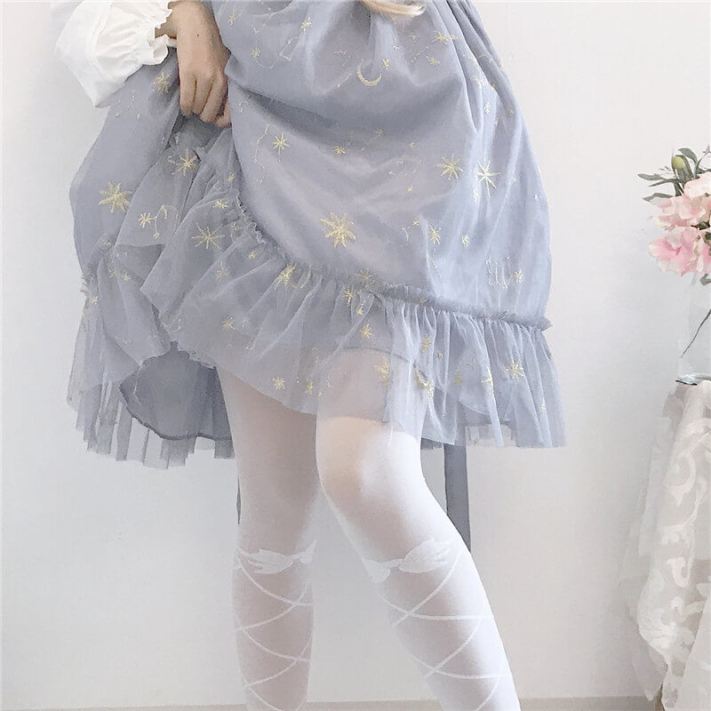 JAPANESE LOLITA CUTE BOW JK BODY-STOCKING BY07234