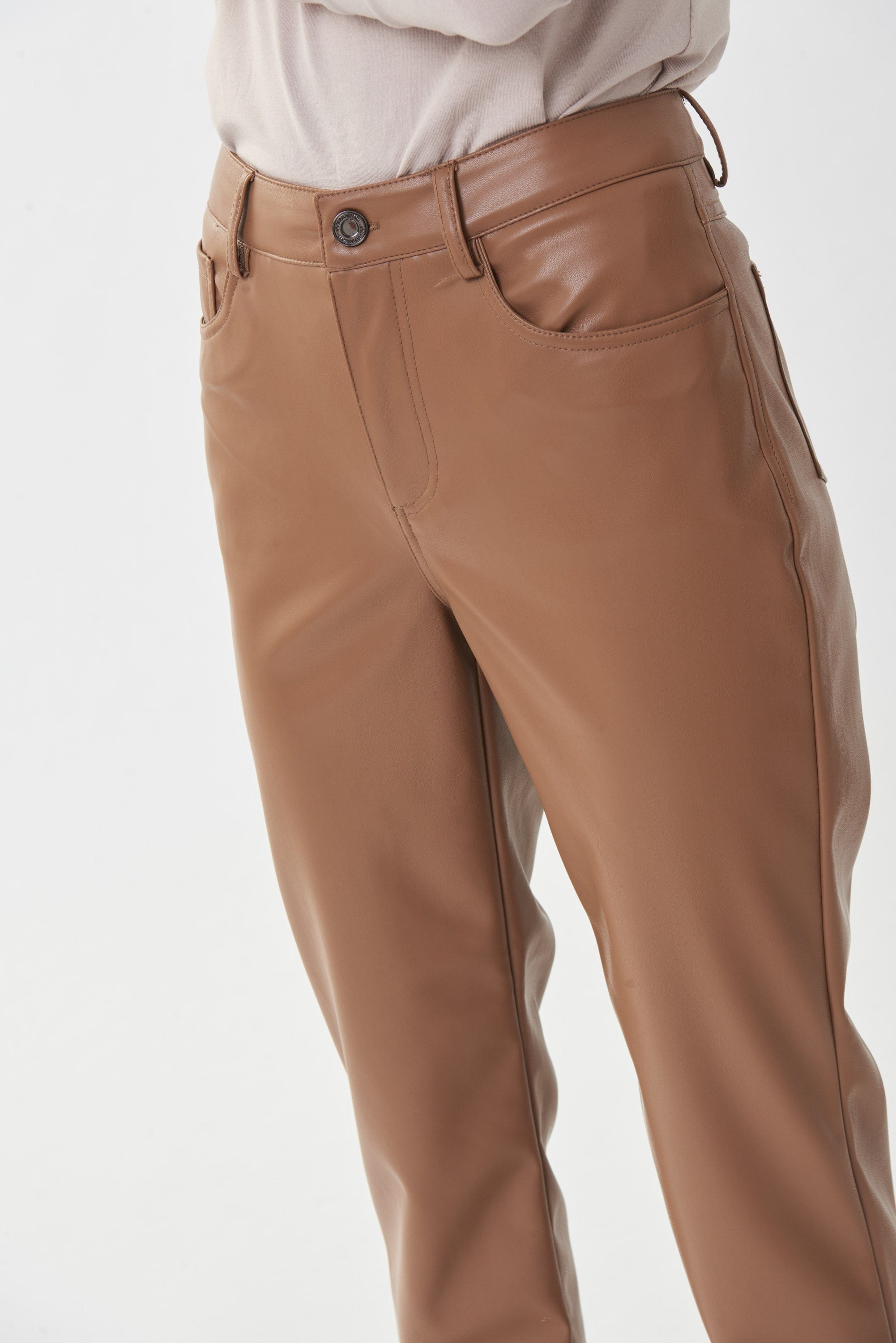 Joseph Ribkoff Faux Leather Pant - 223921 (T)