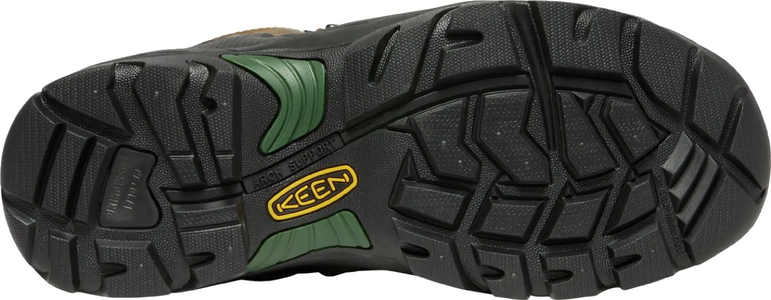 Keen Utility Mens Pittsburgh Energy 6in WP Cascade/Green Leather Work Boots