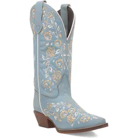 Laredo Womens Linley Denim Leather Cowboy Boots