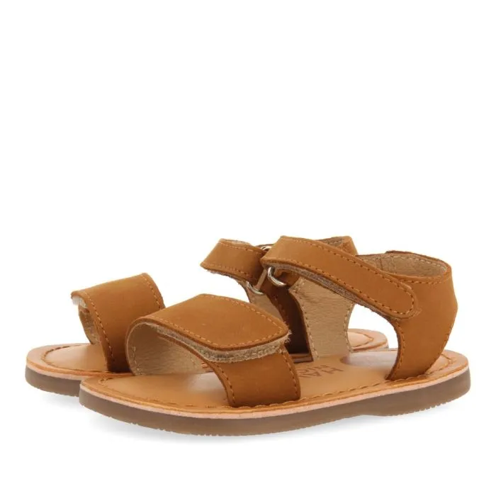 LEATHER BABY SANDALS WITH ADJUSTABLE CLOSURE PALMETTO