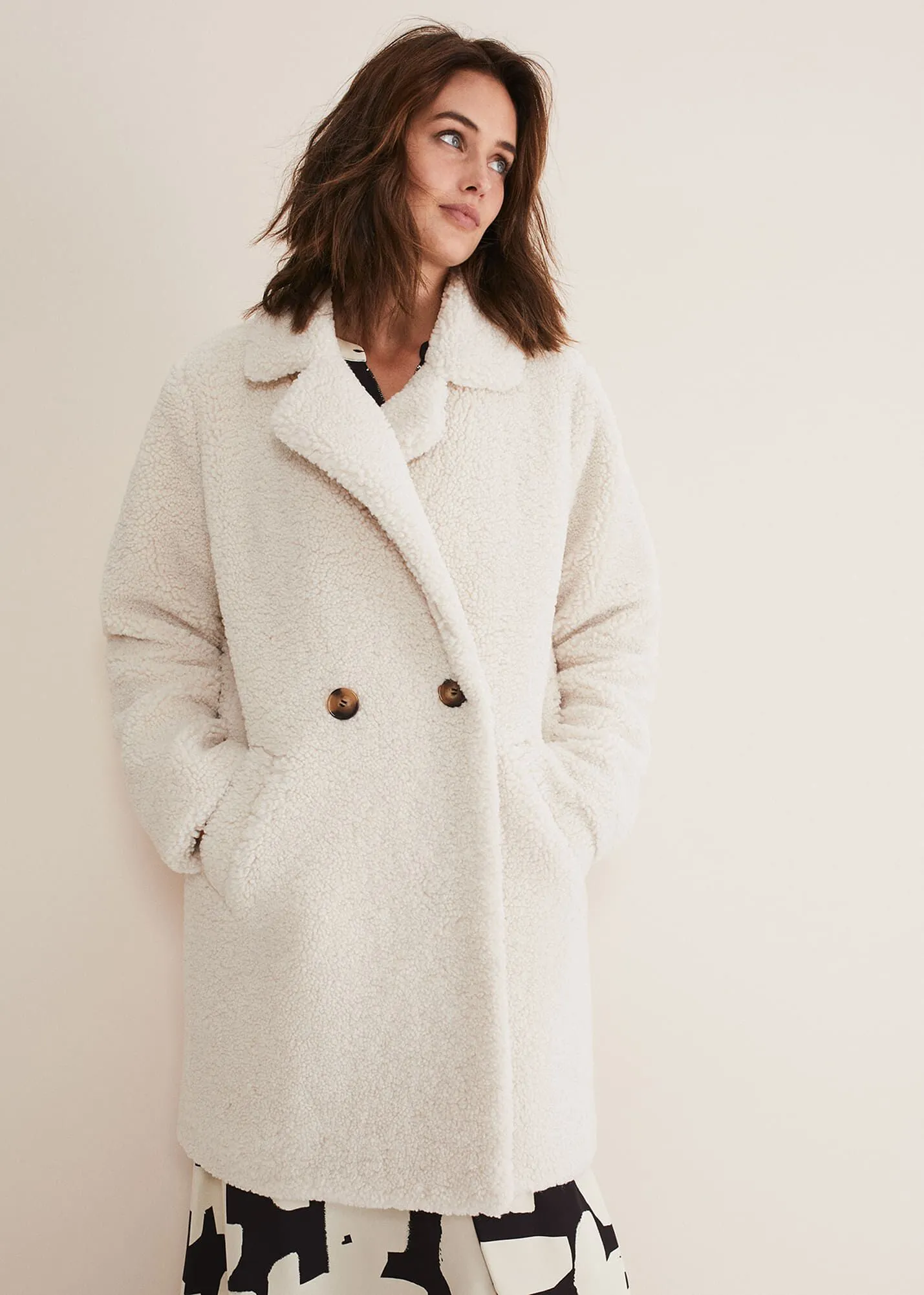 Libbie Longline Teddy Coat