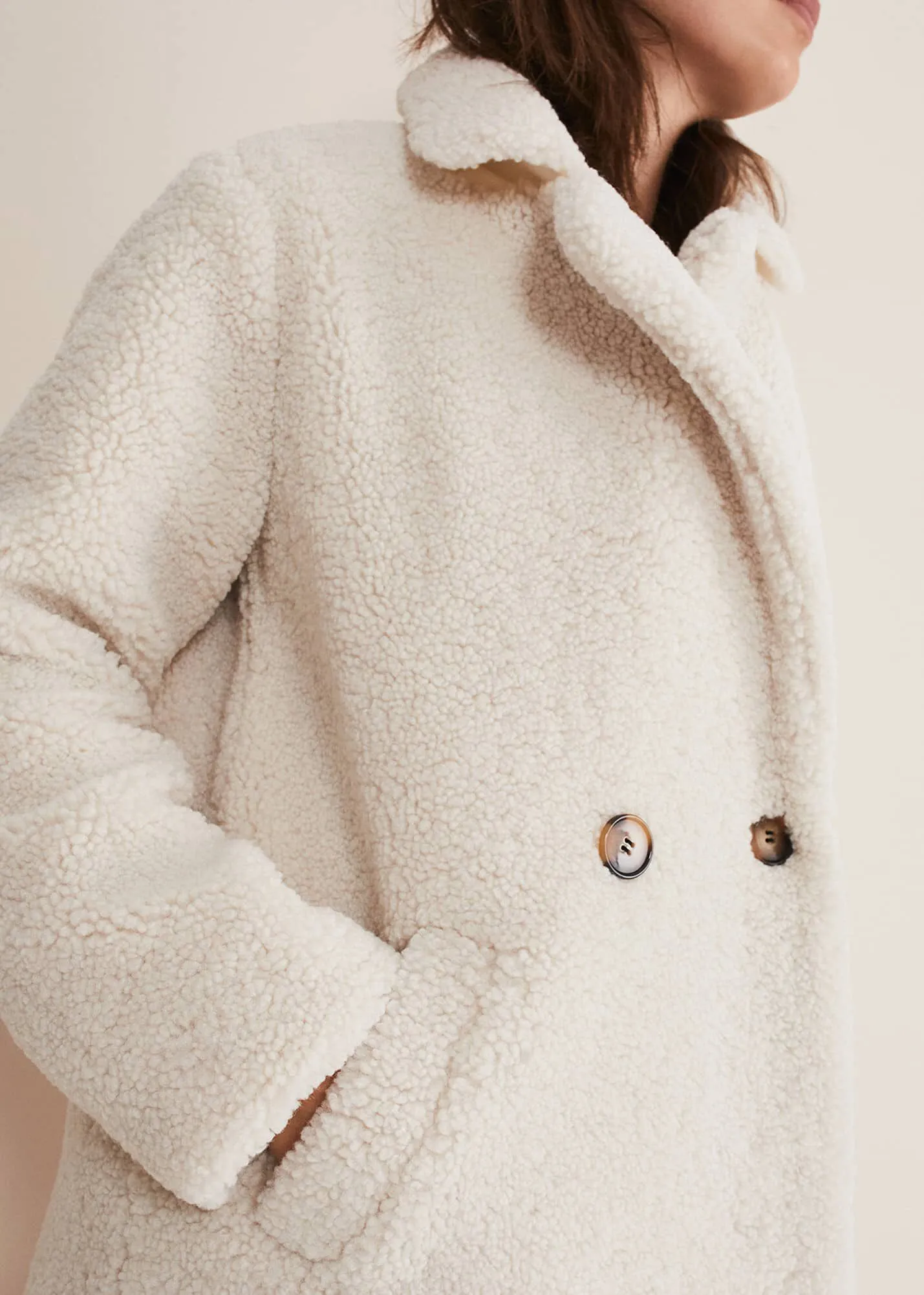 Libbie Longline Teddy Coat