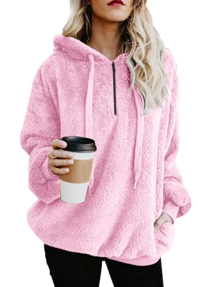 long-sleeved hooded sweater