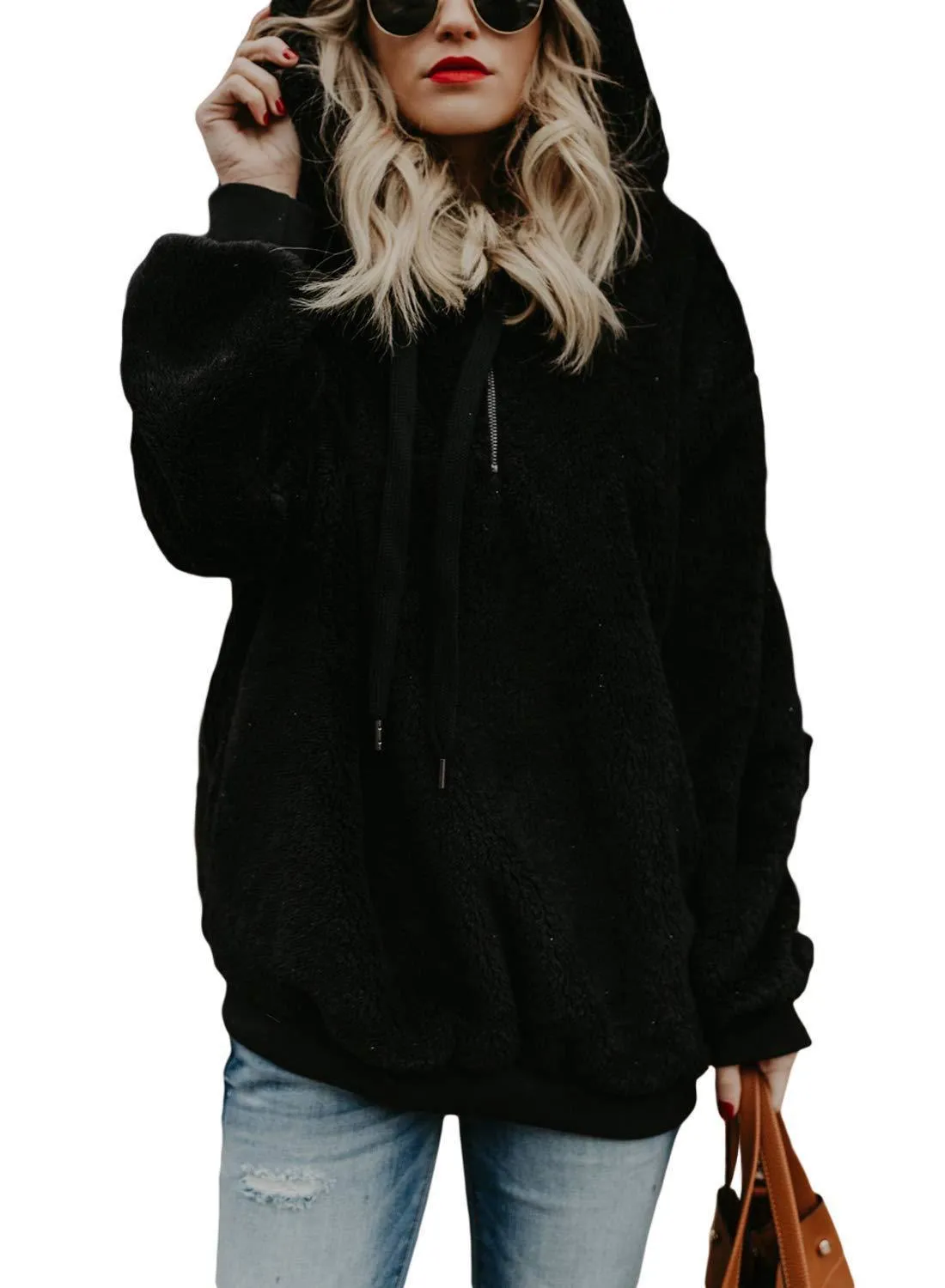 long-sleeved hooded sweater