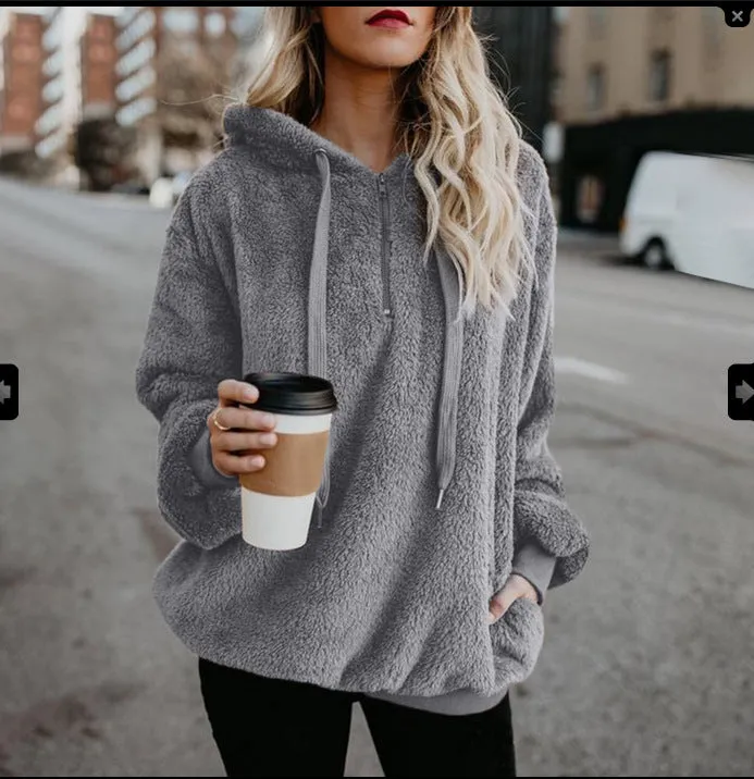 long-sleeved hooded sweater