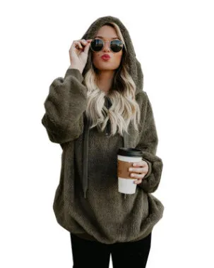 long-sleeved hooded sweater