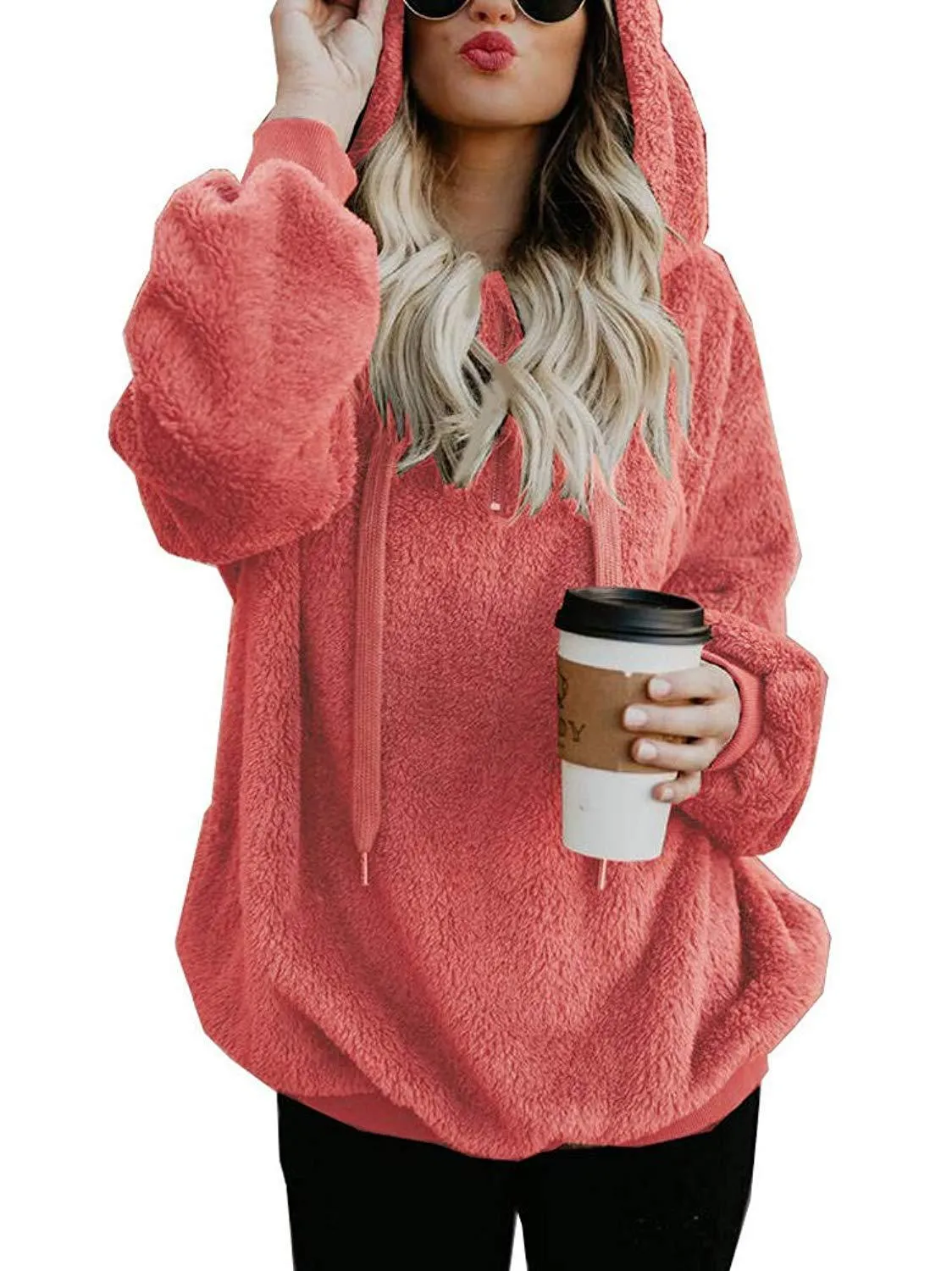 long-sleeved hooded sweater