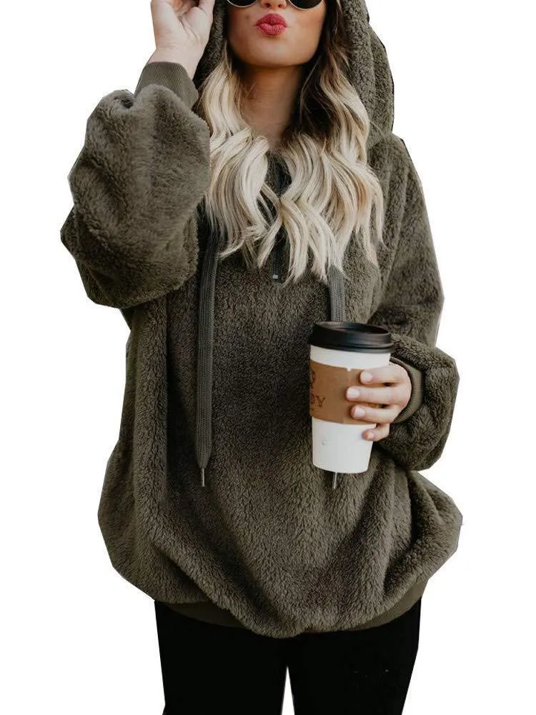 long-sleeved hooded sweater