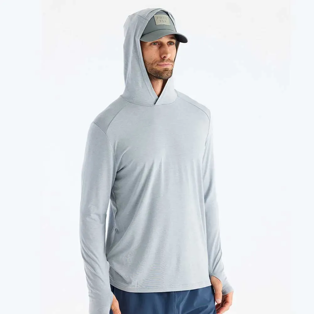 Men's Bamboo Shade Hoodie - Heather Aspen Grey