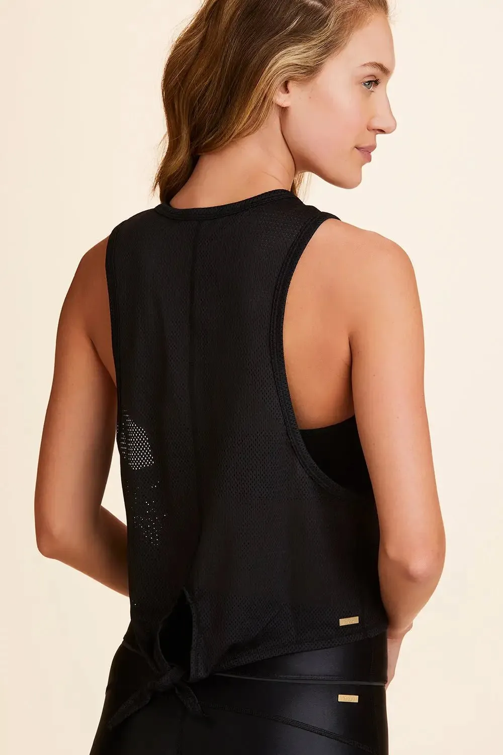 Mesh Tank in Black