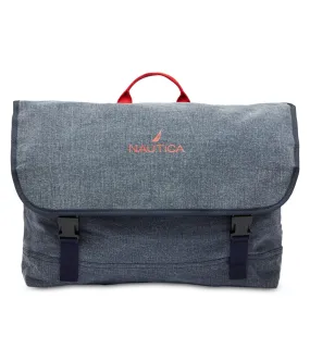 Nautica Mens Canvas Messenger Bag