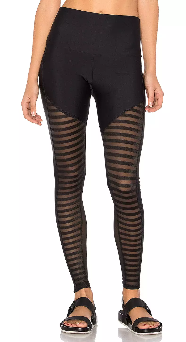 Onzie Fierce Legging Black Stripe Combo