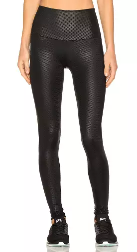 Onzie High Rise Legging Black Fishnet