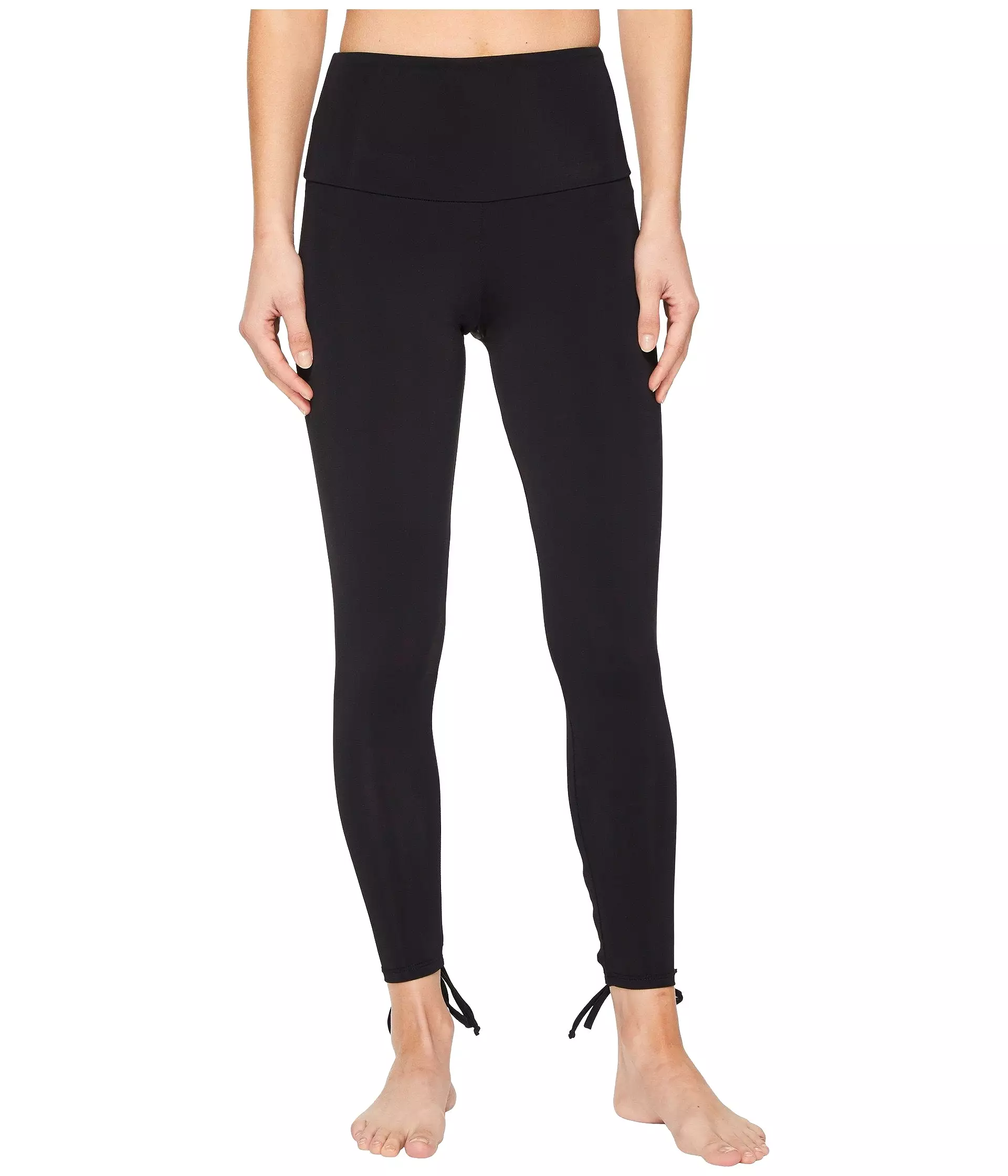 Onzie High Waist Laced Up Legging Black