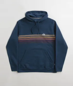 Patagonia Line Logo Ridge Stripe Uprisal Hoodie - Lagom Blue