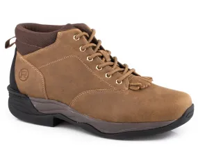 Roper Mens Tucker Tan Leather Ankle Boots