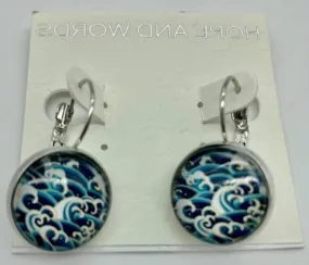 Sea Life Lever Back Earrings